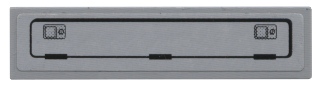 Lego Tile 1 x 4 with Service Door with Two Handles on Gray Background Pattern (Sticker) - Set 7743