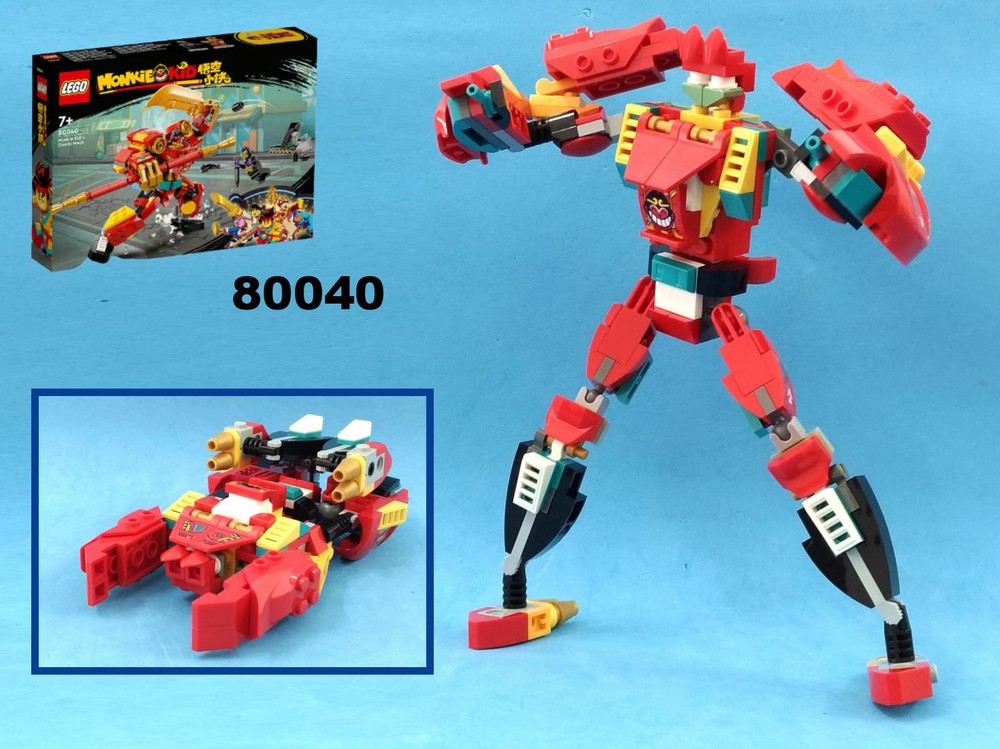 Lego Transformer Hover tank from LEGO Monkie Kid 80040: Combi Mech