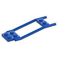 Lego Animal / Creature Accessory, Horse Hitching, 1 x 2 Plate and 2 x 2 Plate [Studded] / Blue