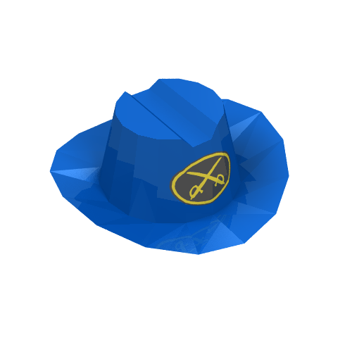 Lego Hat Cowboy with Cavalry Logo Print / Blue