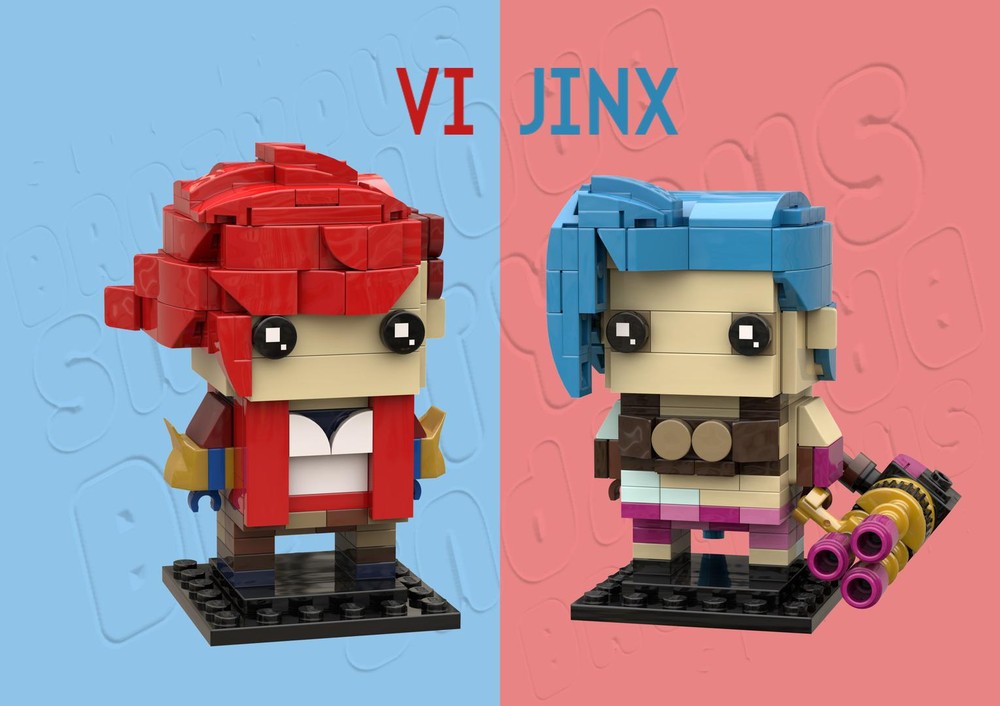Lego Jinx & Vi (Arcane)