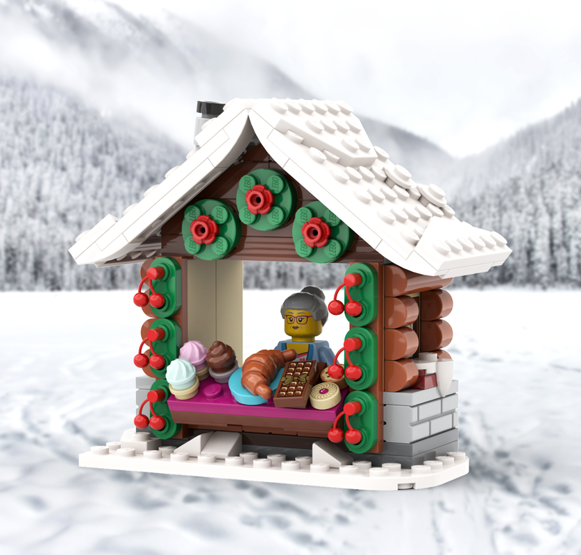 Lego Alpine Market - Sweet Stand