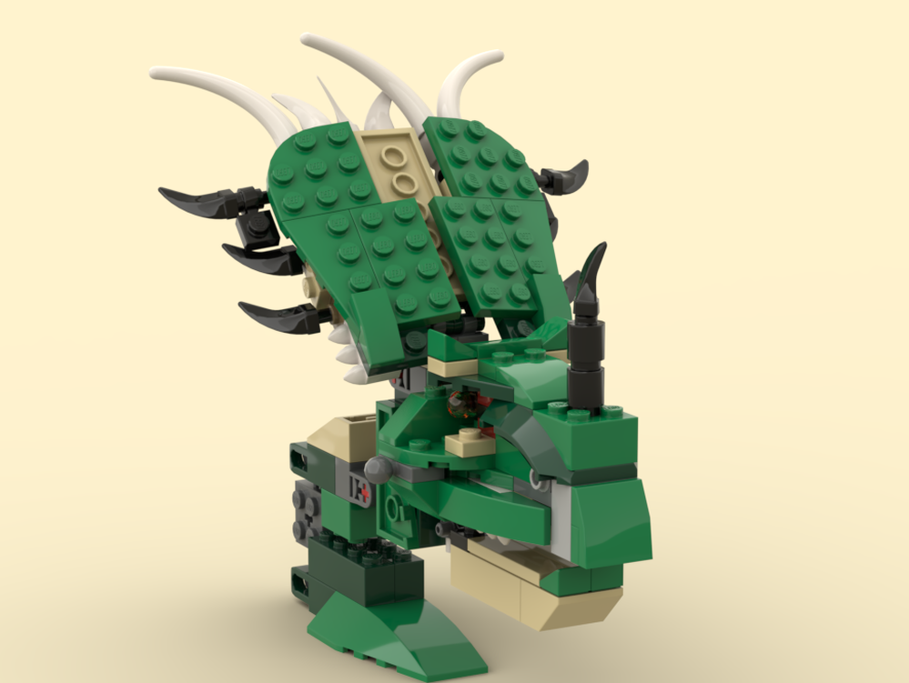 Lego 31058 Styracosaurus albertensis head