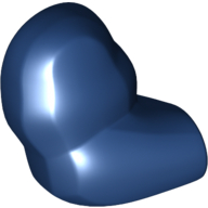 Lego Bigfig Arm, Right [Plain] / Dark Blue