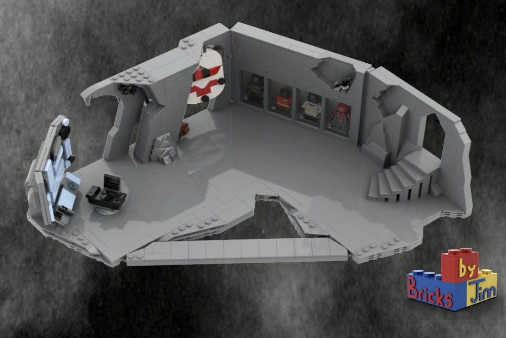 Lego Batcave Minifigure Display Batcomputer