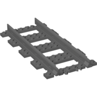 Lego Vehicle Track, Train, 9V Straight / Dark Bluish Gray