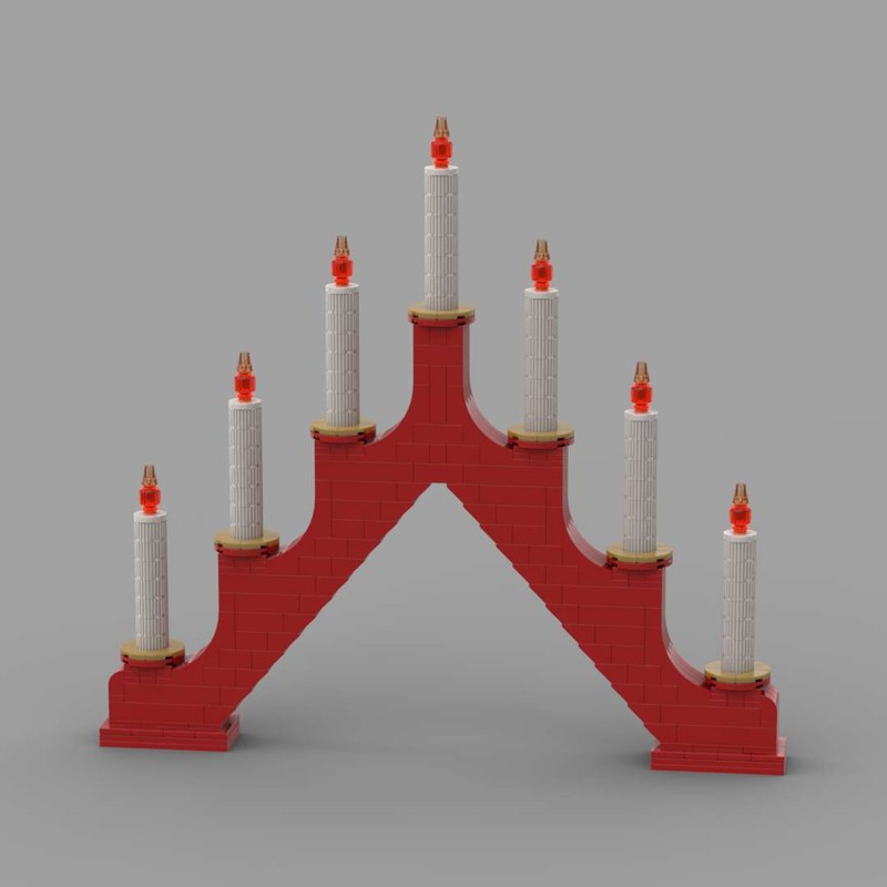 Lego Swedish Advent Candelabra