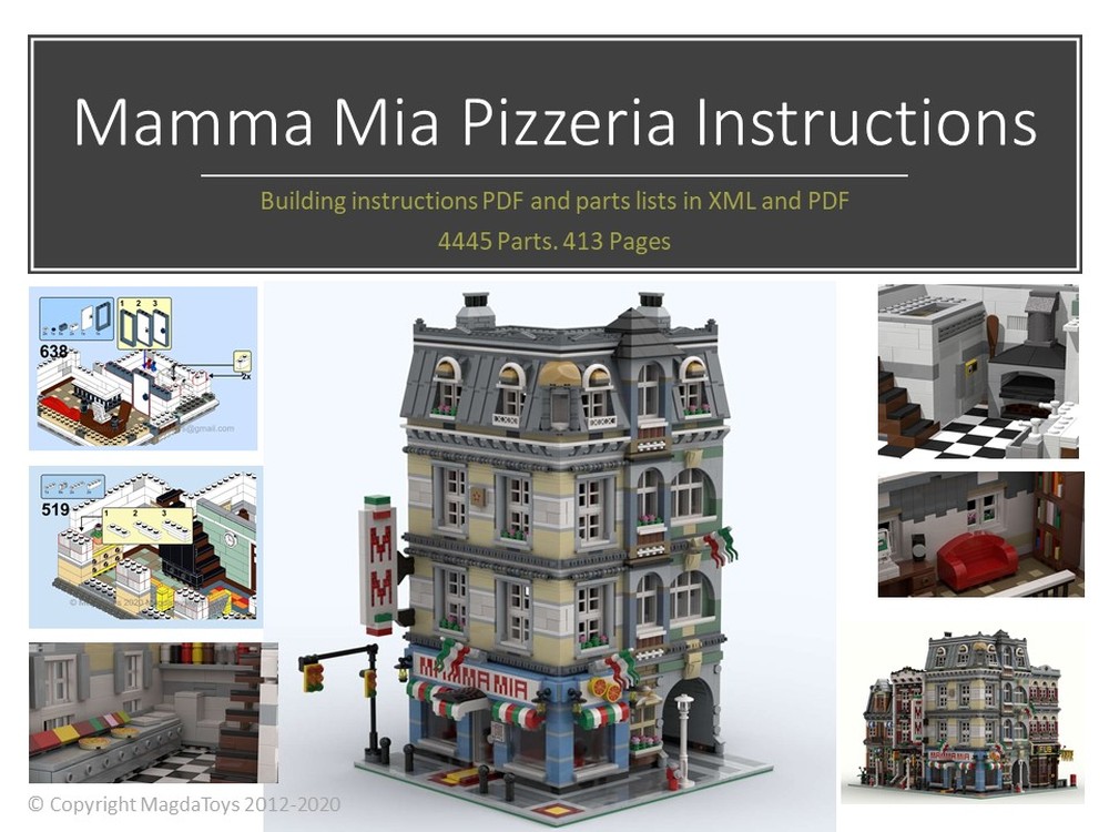 Lego Mamma Mia Pizzeria M1