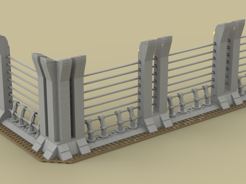 Lego Jurassic Park - fence for T-Rex