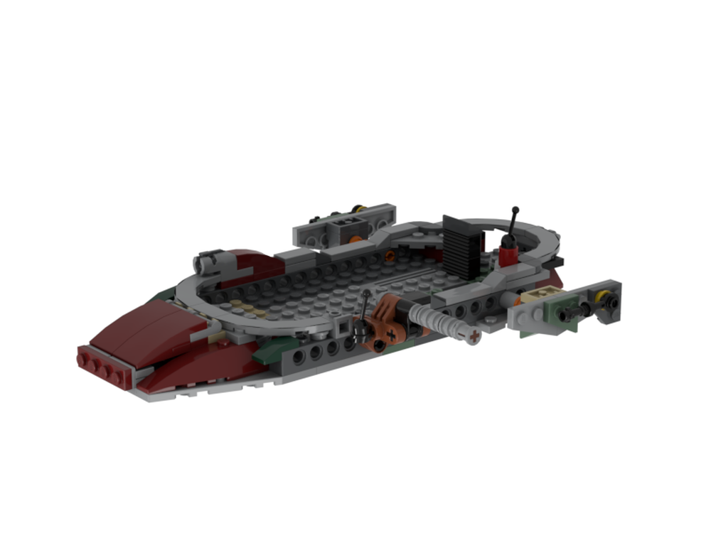 Lego Boba Fett 's skiff with set 75312