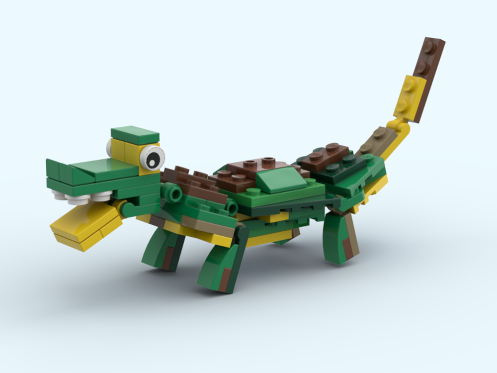 Lego Derpy Croc