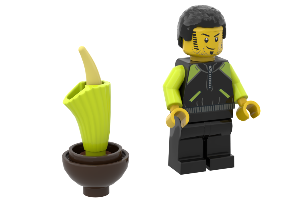 Lego Minifigure Scaled Titan arum Flower