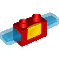Lego Duplo Siren with Light & Sound, 1 x 2 Base with Yellow Button