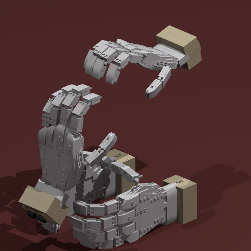Lego Shigaraki Tomura's hands pack