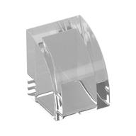 Lego Brick Curved 1 x 1 / Trans-Clear