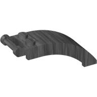 Lego Windscreen 6 x 2 x 2 with Handle / Pearl Titanium