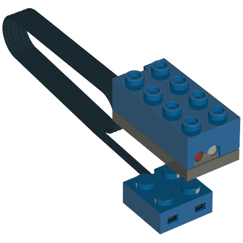 Lego Sensor, Light with Fixed Cable / Blue