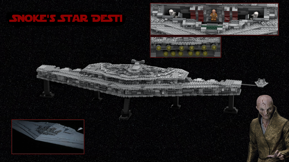 Lego Snoke's Star ship