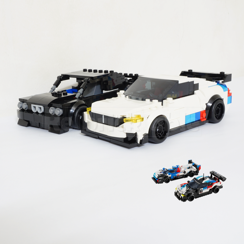 Lego 76922 BMW M4 F82 and M3 E30