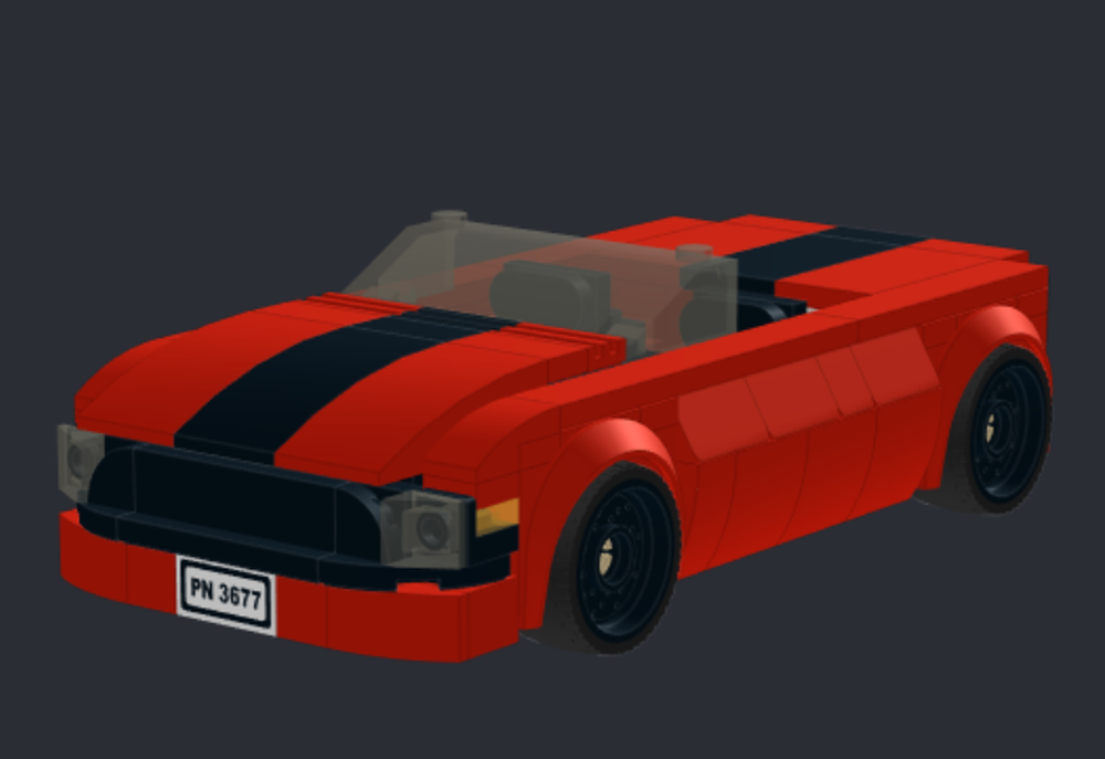 Lego 2020 Gt Ford Mustang convertible