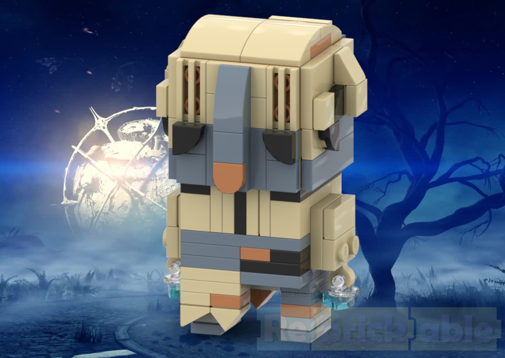 Lego Baruuk BrickHead - Warframe