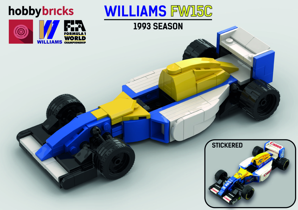 Lego F1 Williams FW15C - Alain Prost - 1993