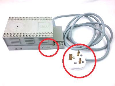 Lego Electric, Train 12V Transformer for 230V - Type 3 with Output Cover Plug (UK)