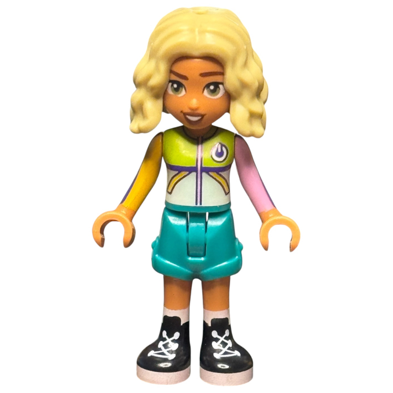Lego Nova, Lime Jacket, Dark Turquoise Shorts