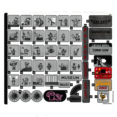 Lego Sticker Sheet 2 for Set 76271-1