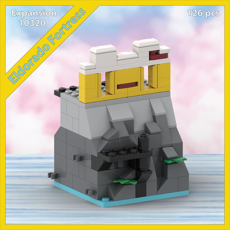 Lego Wall Expansion: Eldorado Fortress (10320)