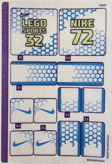 Lego Sticker Sheet 3 for Set 43010-1
