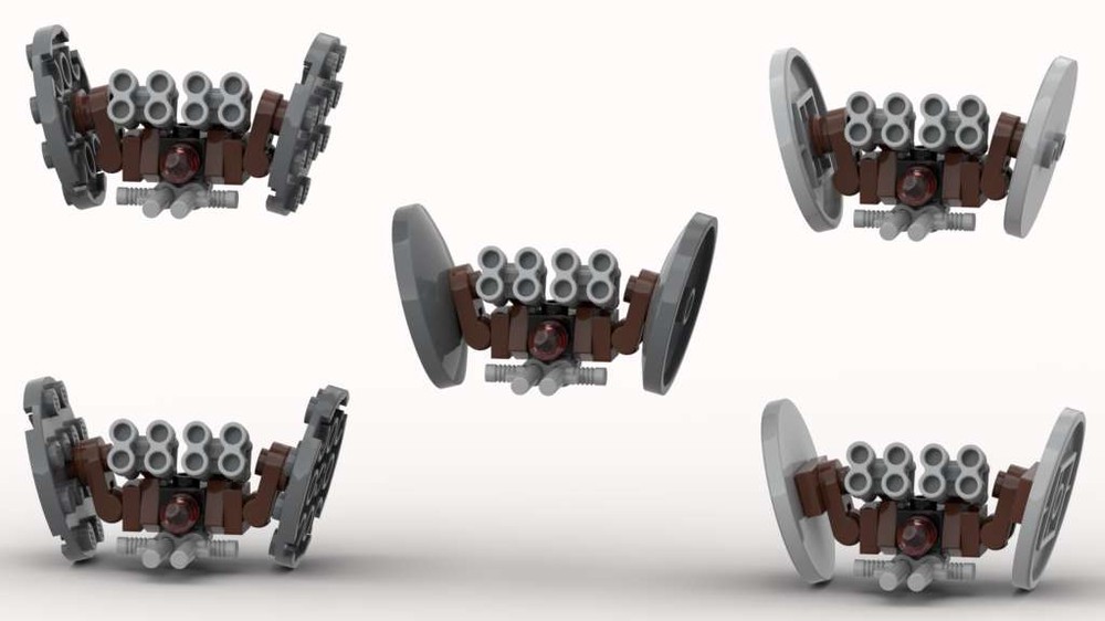Lego Micro Hailfire Droid (5 wheel types)