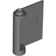 Lego Door 1 x 3 x 3 Right - Open Between Top and Bottom Hinge / Dark Bluish Gray