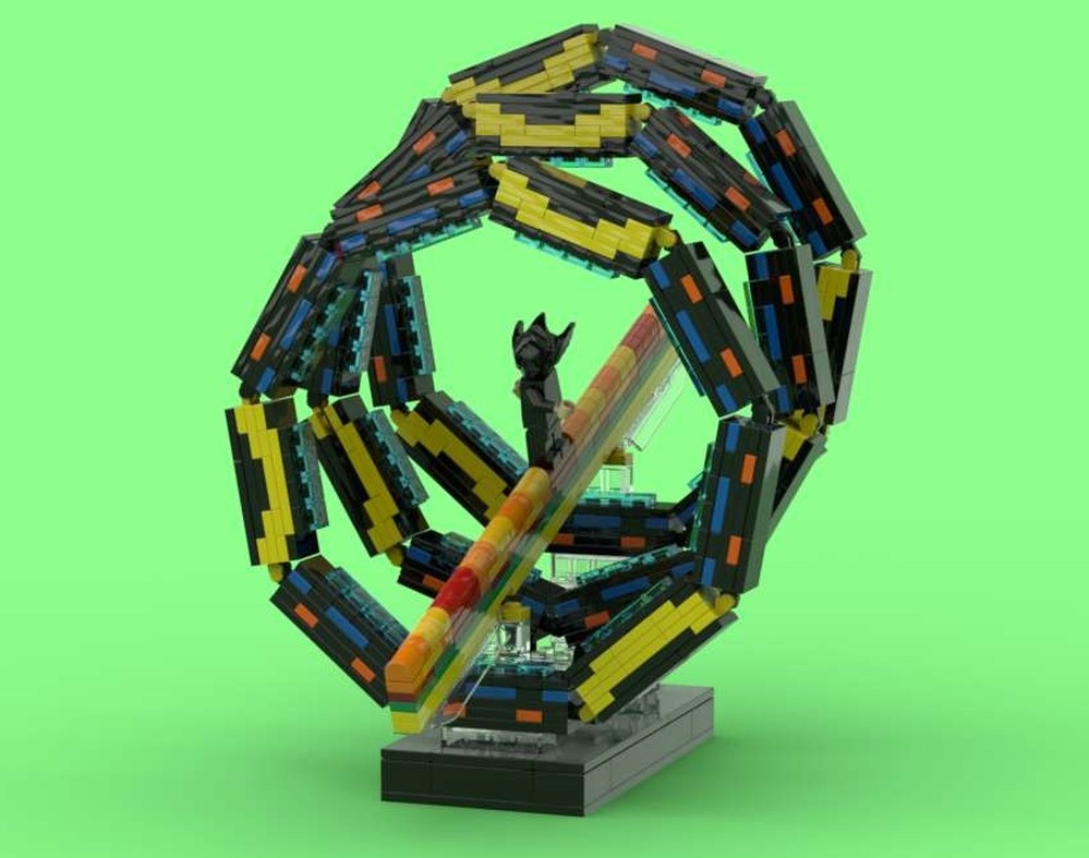 Lego Shadow The Hedgehog Space Colony ARC Nonagon Rings