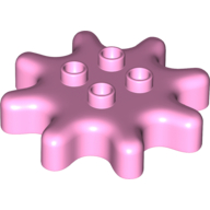Lego Duplo Gear 4 x 4 - 8 Tooth / Bright Pink