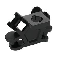 Lego Minifig Neckwear Backplate with 4 Bars / Black