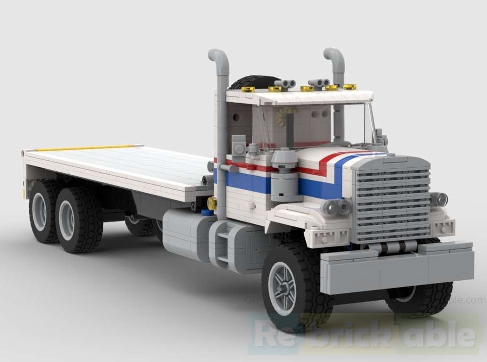 Lego 5580 Remake Oilfield Bed/Winch Truck