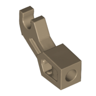 Lego Arm Mechanical with Clip [Thick Support] / Dark Tan