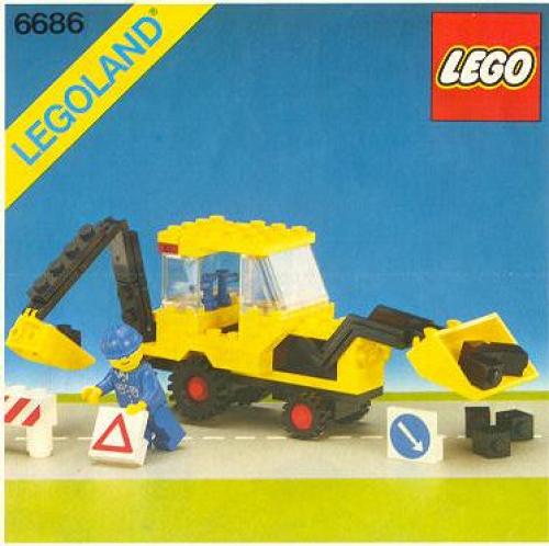 Lego Backhoe