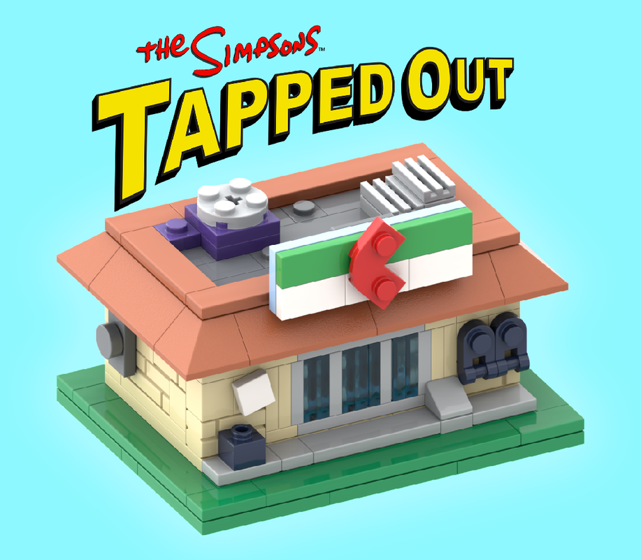 Lego Microscale Kwik-E-Mart - The Simpsons Tapped out!