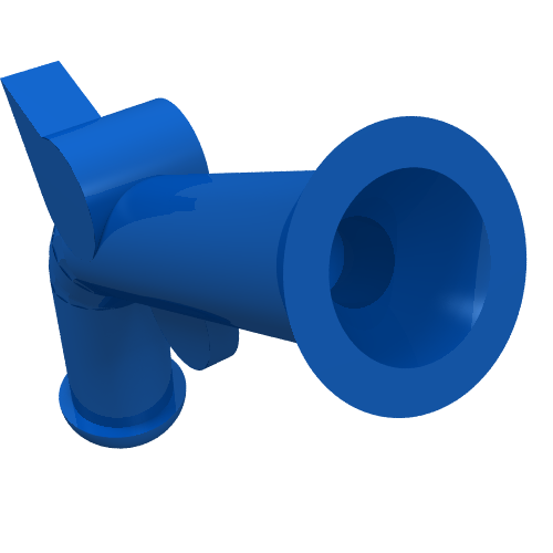 Lego Weapon Gun / Pistol Flintlock / Blue