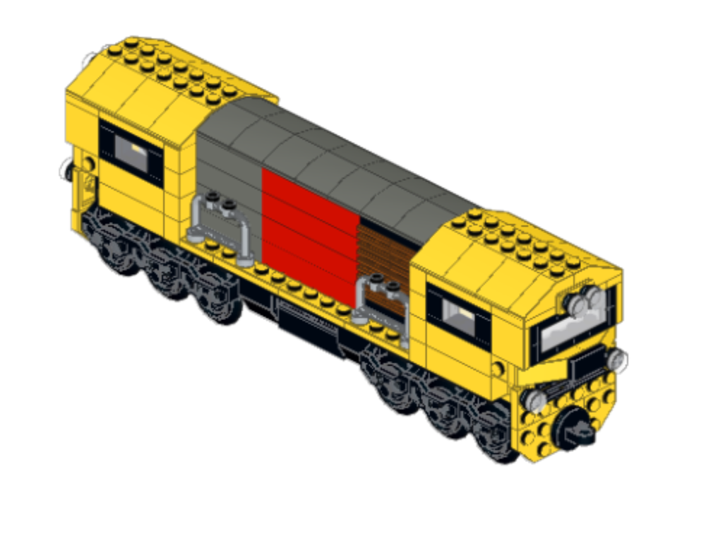Lego Kiwirail DL class locomotive