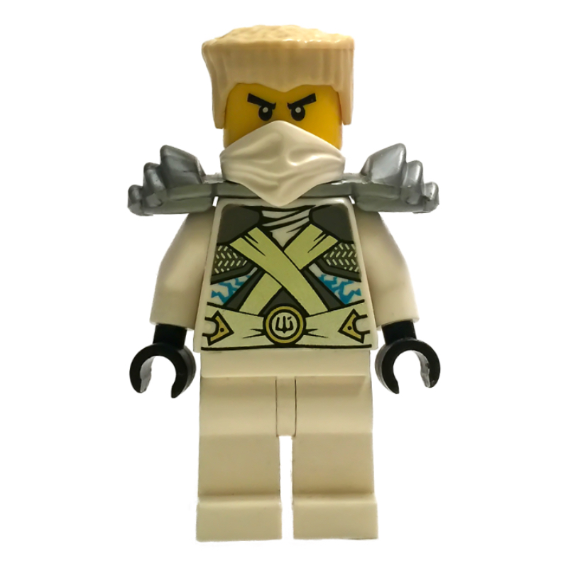 Lego Zane in Stone Warrior Armor Outfit (Rebooted)