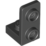 Lego Bracket 1 x 1 - 1 x 2 Inverted / Black