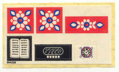 Lego Sticker Sheet for Set 294-1