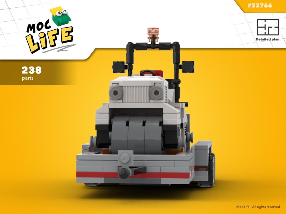 Lego Little road roller with trailer