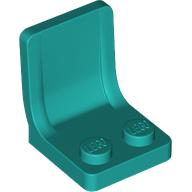 Lego Seat / Chair 2 x 2 / Dark Turquoise