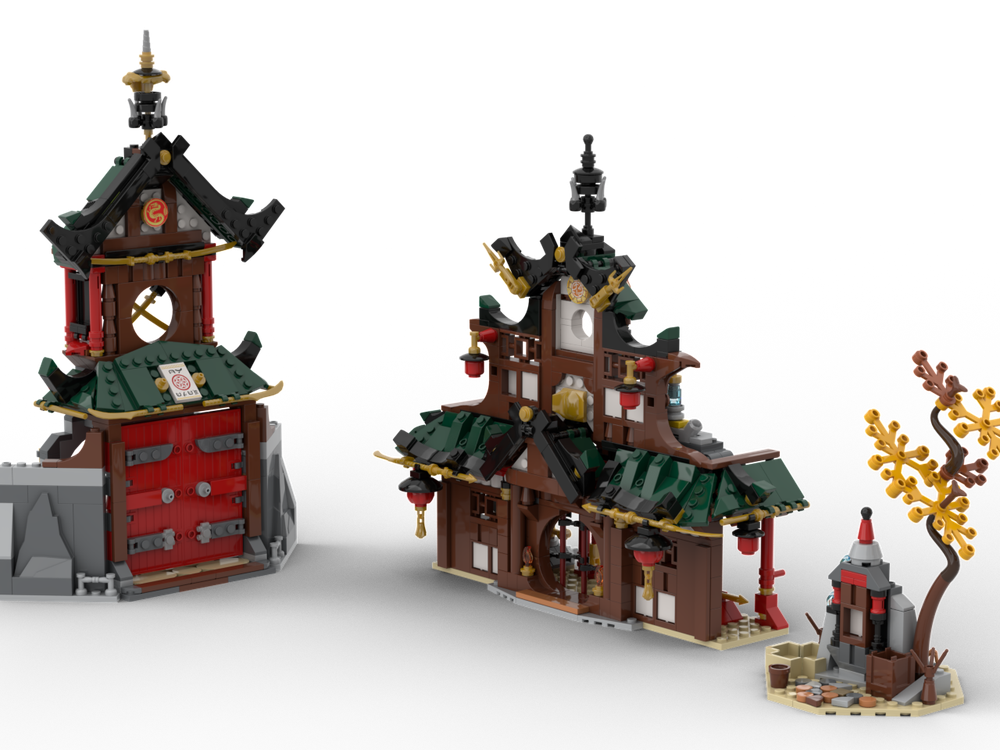 Lego Alternate 71767 ninja dojo temple