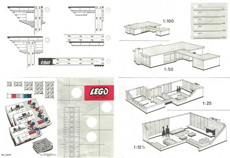 Lego 1 x 1 and 1 x 2 Plates (Architectural Hobby and Model Building Supplemental Set)