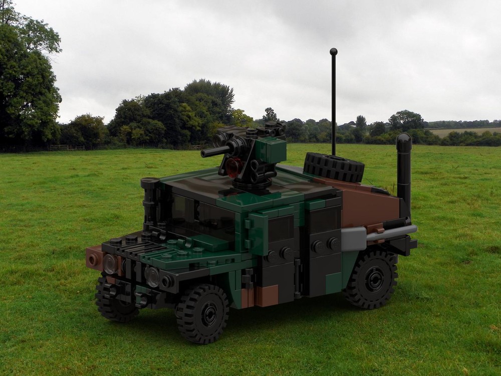 Lego Humvee with CROWS (Woodland)